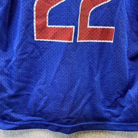 Vintage Chicago Cubs Mark Prior #22 Retro Football Jersey Youth Toddler Size 7 - Picture 9 of 16